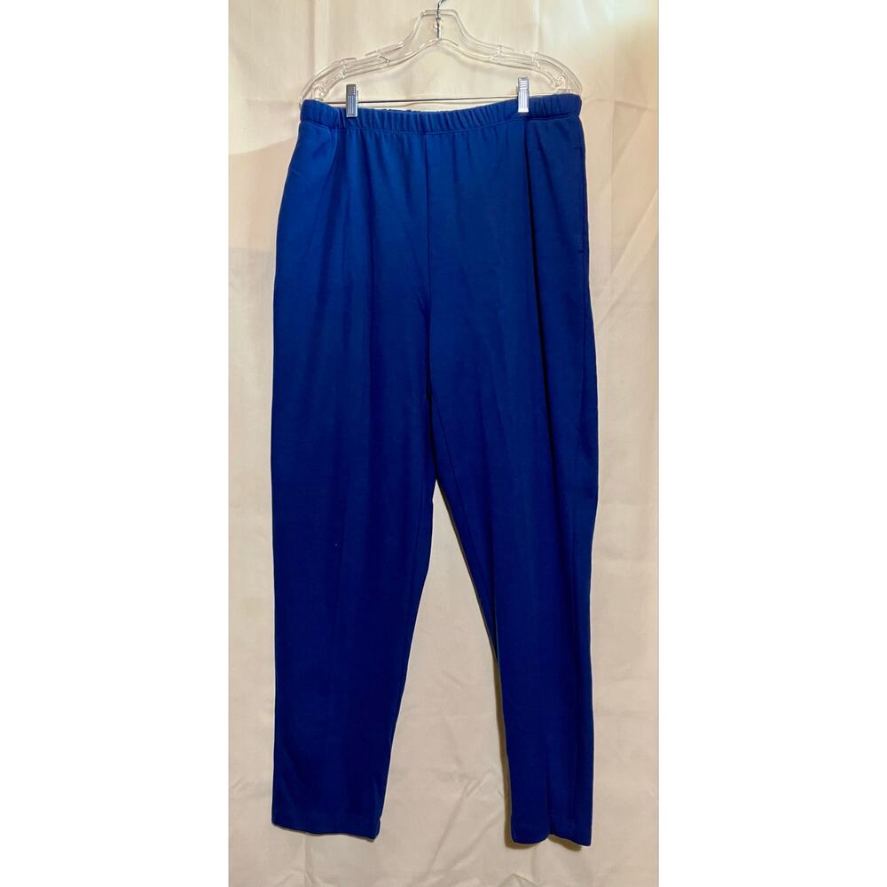 C.S.T. Sport Navy Corduroy Stretchy Pants Unisex Size 1X.